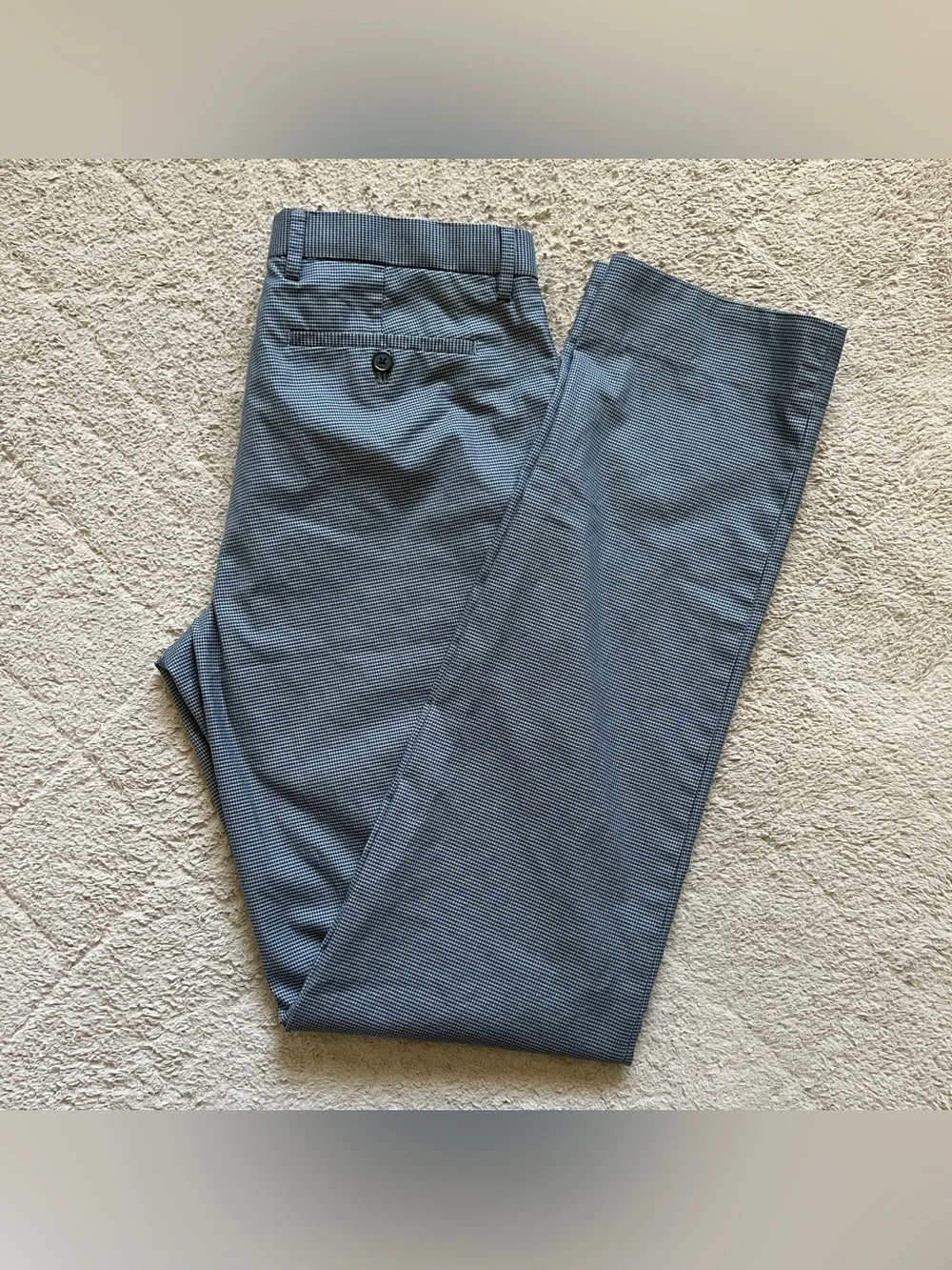 Banana Republic Slim Fit Cotton Blend Pants Preppy Minimalist Office Sz 32x36